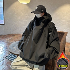 防风防水！棉衣男冬季防水冲锋衣男连帽棉服棉袄外套CP22JM-P100，男装夹克，电商B371