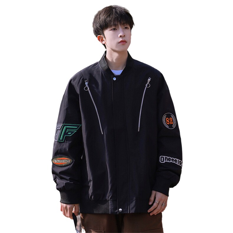 JK0025-P852025春季飞行员夹克美式重磅新款棒球服,男装夹克,星座109