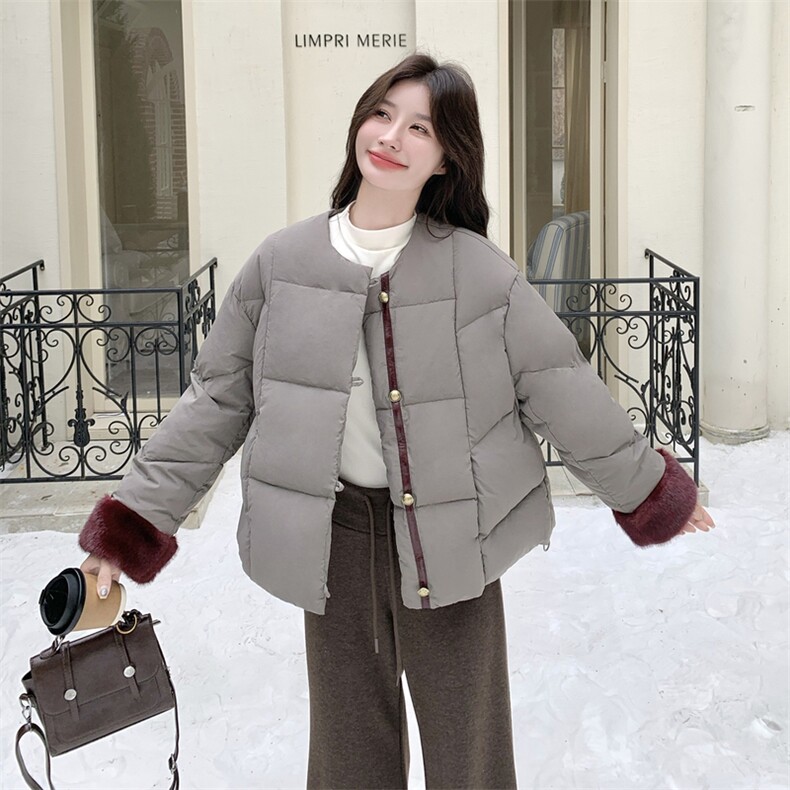 现货主推~冬季新款新中式保暖羽绒服外套2B237-2820-P295K398,女装羽绒服,2B237