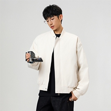 冬季clean纯色棒球服领棉服加厚短款棉衣HZ8815-特P68不议价，男装棉衣，星座610B-1