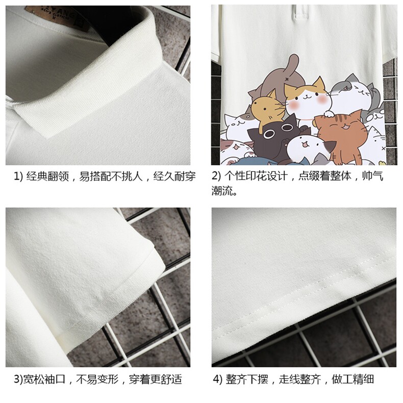 PL57162-P35翻领短袖polo衫男大码胖子半袖t恤男有领保罗衫,男装Polo衫,电商A040A