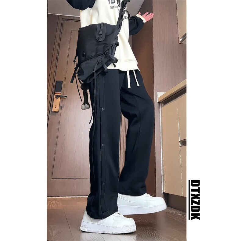 【现货】抖音品质 春款美式休闲裤直筒卫裤男长裤K9058-P65控78图片