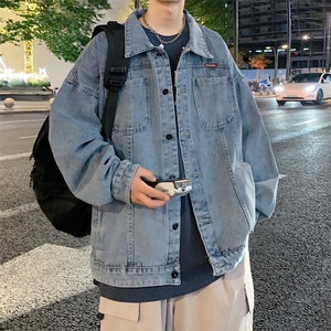 牛仔外套男2025春季新款宽松夹克美式潮牌复古百搭上衣JK860-P60图片
