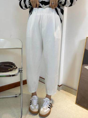 7093#四扣卫裤，女装休闲裤，续加 XJ