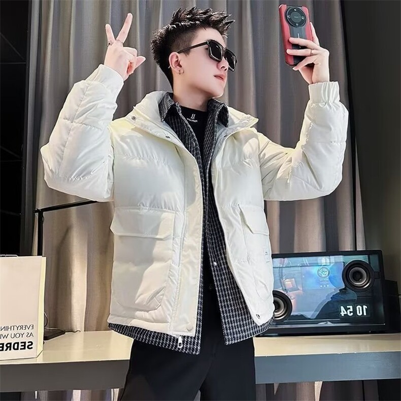 棉服男款冬季网红痞帅外套冬装年新款秋冬款男装男士棉衣,男装棉衣,星座1013-1