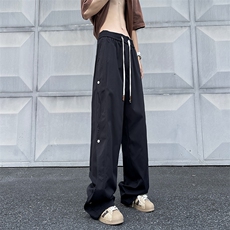 裤子男高街潮ins潮牌直筒休闲长裤潮流韩版k500-P40，男装休闲裤，星座308B-2