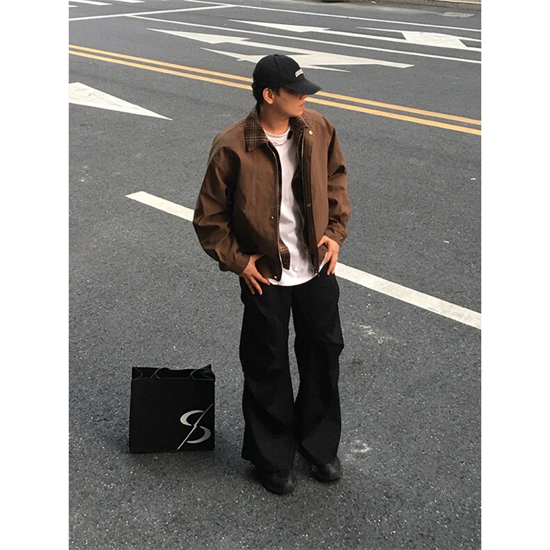 特P92无差价冬季新款时尚百搭棉衣外套-HJ5729男模外景,男装棉衣,电商A003
