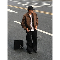 特P92无差价冬季新款时尚百搭棉衣外套-HJ5729男模外景，男装棉衣，电商A003