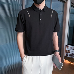23男士翻领T恤polo衫A210-3303-p55 70%棉 %聚酯纤维 5%氨纶图片