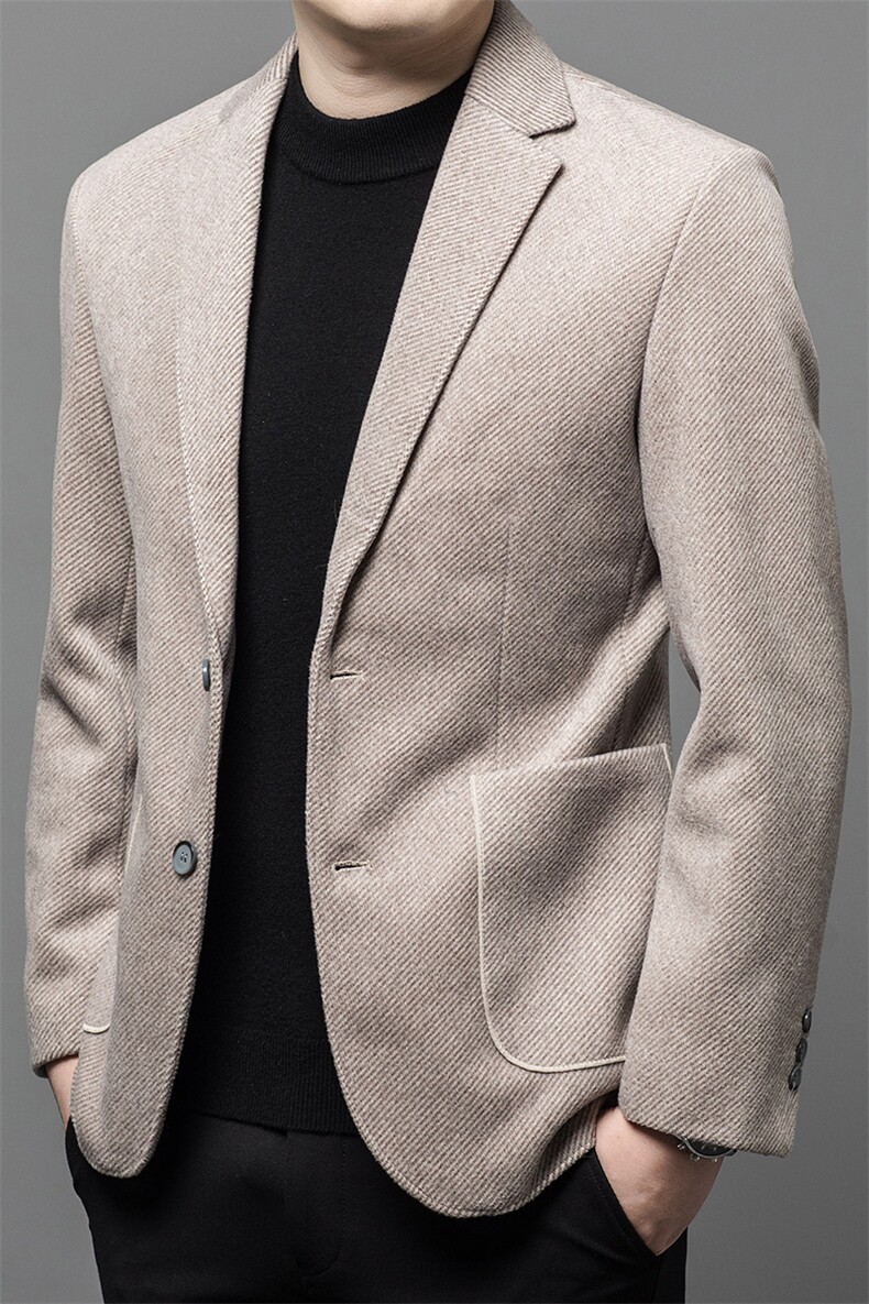 Y25907钱塘2020-2时尚休闲百搭简约中青年男士秋装西服外套P165,男装西服,钱塘207-2