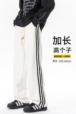 春季加长版裤子男款高个子188休闲条纹卫裤115cm运动裤KZ017P48，男装休闲裤，电商B312