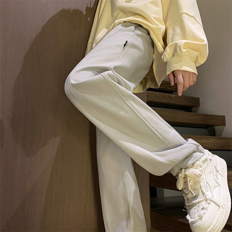 港风秋冬酷丝棉美式高街宽松休闲长裤男K23319-P35控49,男装休闲裤,星座717