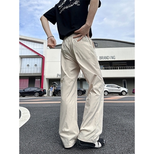A178-XK522-特P18 设计感秋款潮牌休闲裤美式百搭直筒裤子图片