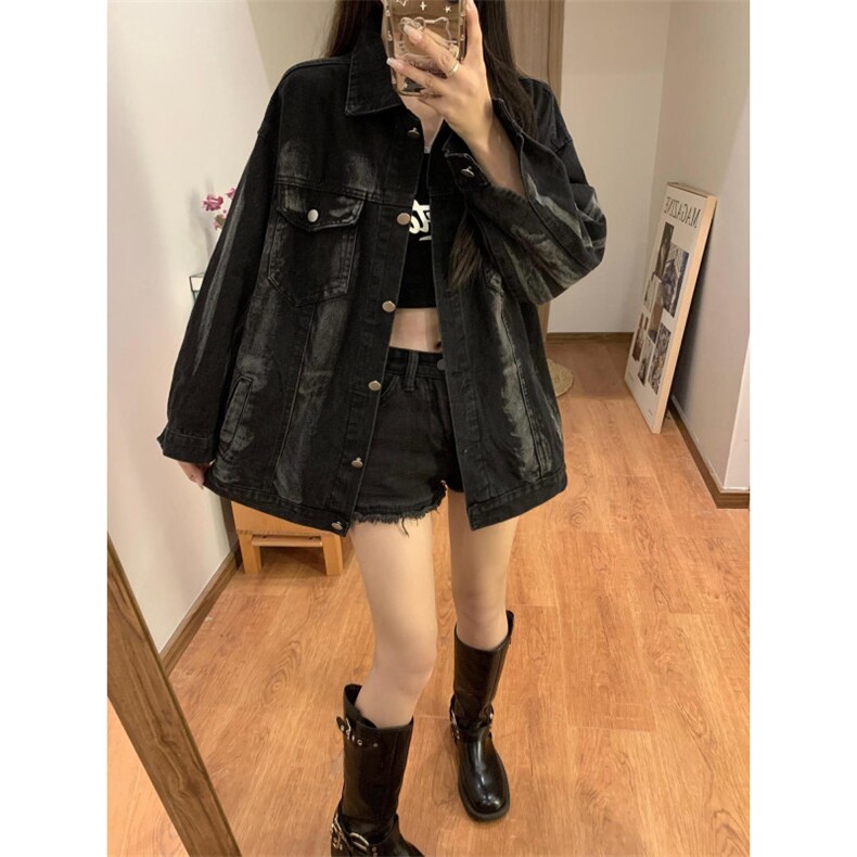 大码牛仔外套男女春秋季2024秋款D3103-P60,男装工装外套,星座1109-3