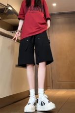 特批P25无差价夏季冰丝垂感中裤设计感潮牌直筒五分短裤男DK2123，男装休闲裤，电商A001