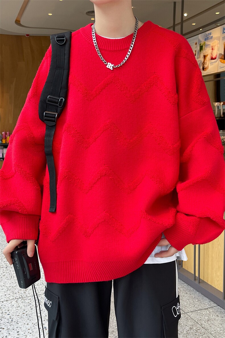 秋季新款圆领毛衣男休闲针织打底衫潮MY803-特P58,男装针织衫/毛衣,星座210-1