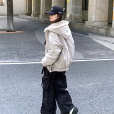 A563-P118冬季加厚刺绣设计感登山棉面料棉服潮棉衣外套，男装棉衣，星座911