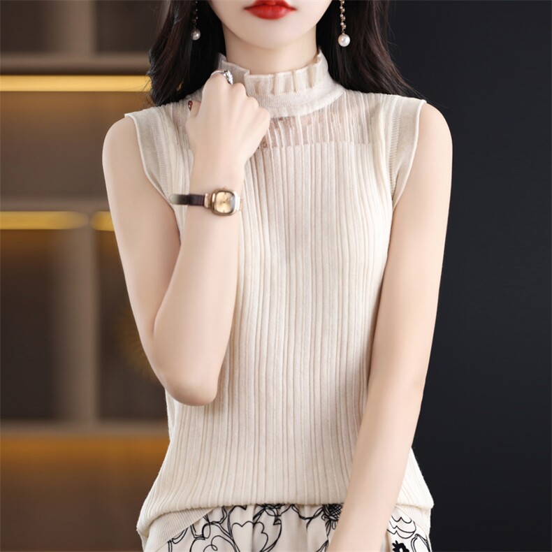 清仓特价夏纯棉洋气条纹短袖T恤女宽松圆领背心针织棉半袖打底衫，女装背心吊带，大美人包芯纱店