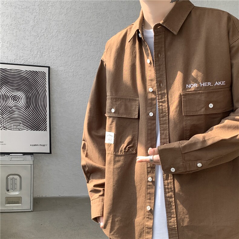 纯棉高品质全棉男工装夹克薄外套,男装夹克,电商A426-1(原A430-1)