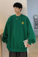 春款港风圆领卫衣男落肩打底衫潮流百搭上衣外套Y009P28，男装卫衣，星座1204-3