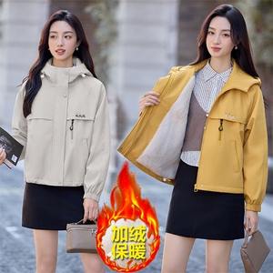 现货秒发2025冬装新款韩版休闲宽松大码保暖派克服棉衣棉服外套,女装派克服,星宇服饰