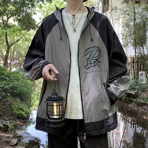 青春流行男夹克文艺潮轻薄防晒衣夹克外套F11P42图片