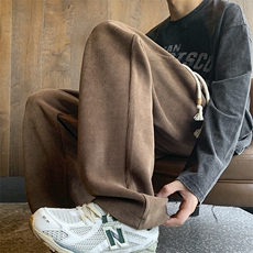 K9290特p35控59秋季宽松直筒裤百搭拖地休闲裤长裤男裤子，男装休闲裤，电商D229A