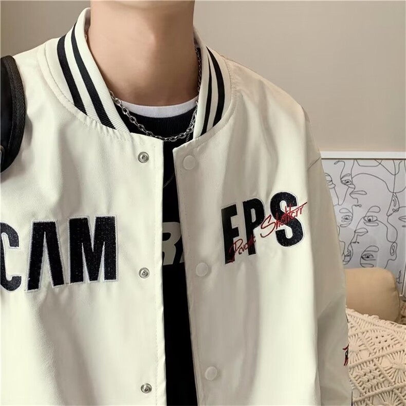 美式棒球服男春秋宽松外套秋季韩版潮流休闲夹克上衣W5841-P67,男装夹克,星座512-2