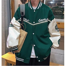 美式棒球服外套男2025新款春季潮流宽松ins潮牌春秋休闲夹克，男装夹克，星座1210-1
