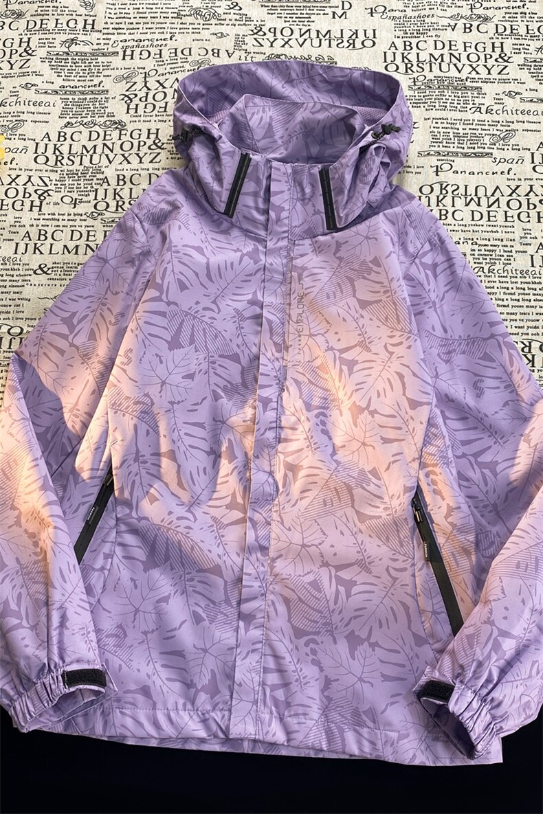 港风连帽冲锋衣情侣外套防风防水登山服夹克男JH-JK6288-P45,男装夹克,星座717