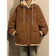 冬季宽松/连帽休闲外套潮加厚棉衣XZ102B-1M6628-P110，男装棉衣，星座102B-1