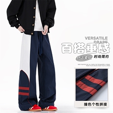 美式休闲潮牌直筒宽松cleanfit百搭工装休闲裤子K06573-P45，男装工装外套，星座308B-2
