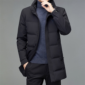 羽绒服男立领冬季中年男士休闲防寒服爸爸冬装外套MYYL125-P285图片