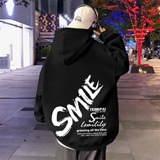 CM027P60加绒65宽松潮流纯棉连帽卫秋冬新款帽衫衣服，男装卫衣，星座304A-1