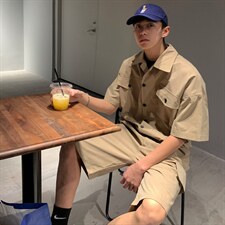 【2025春夏】港风日系复古连体裤工装男连体衣女送皮带腰包，男装工装外套，星座112A