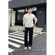 网图慎用半高领毛衣2025秋冬打底衫B216MY5163P65，男装T恤，电商B216（原B302）