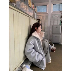 高级感大毛领可拆卸花苞棉服2025冬女宽松巴恩风派克服外套，男装棉衣，星座1210-1