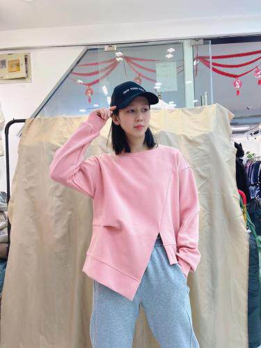 现货春装新款卫衣，女装卫衣/绒衫，火红