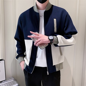 2025新款秋季棒球服外套男潮牌拼色男装夹克 A313-1-1729-P130图片