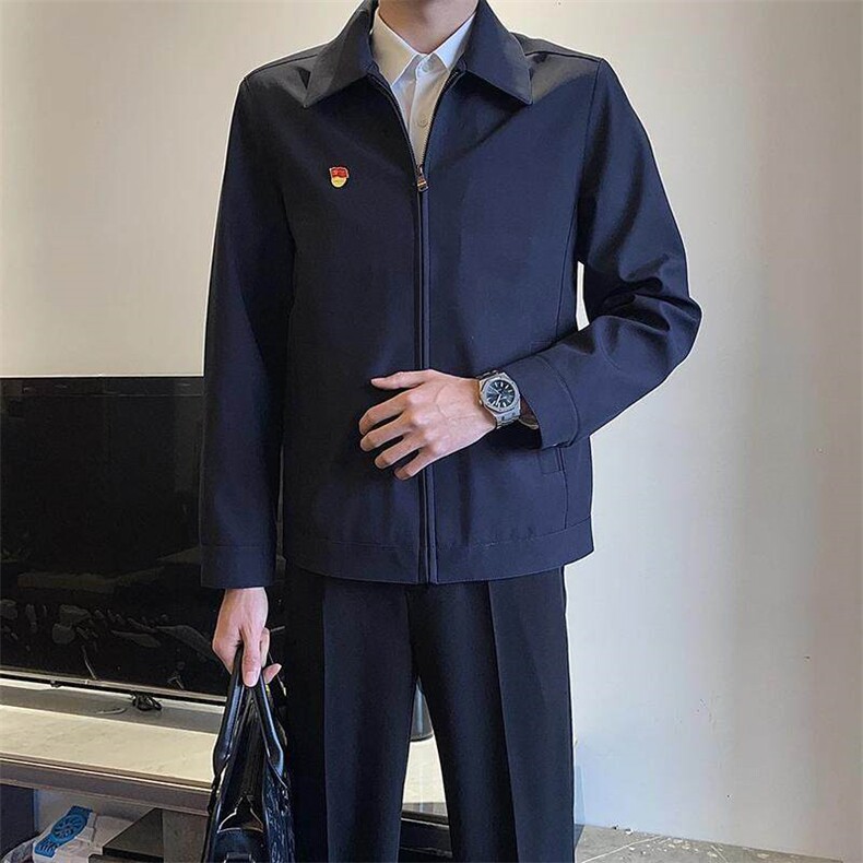 网图现货行政夹克男春秋年轻人高档商务外套310B-1-JK81-P45,男装夹克,星座310B-1