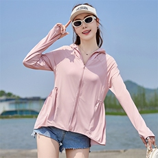 【茉寻征途系列】Adergsen冰感防晒衣女防紫外线透气大帽檐防晒服，女装防晒衣，以桐