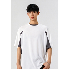 1可二开速干运动美式篮球街头大码M-5XL短袖T恤男DX78017P45控75，男装T恤，星座226-2