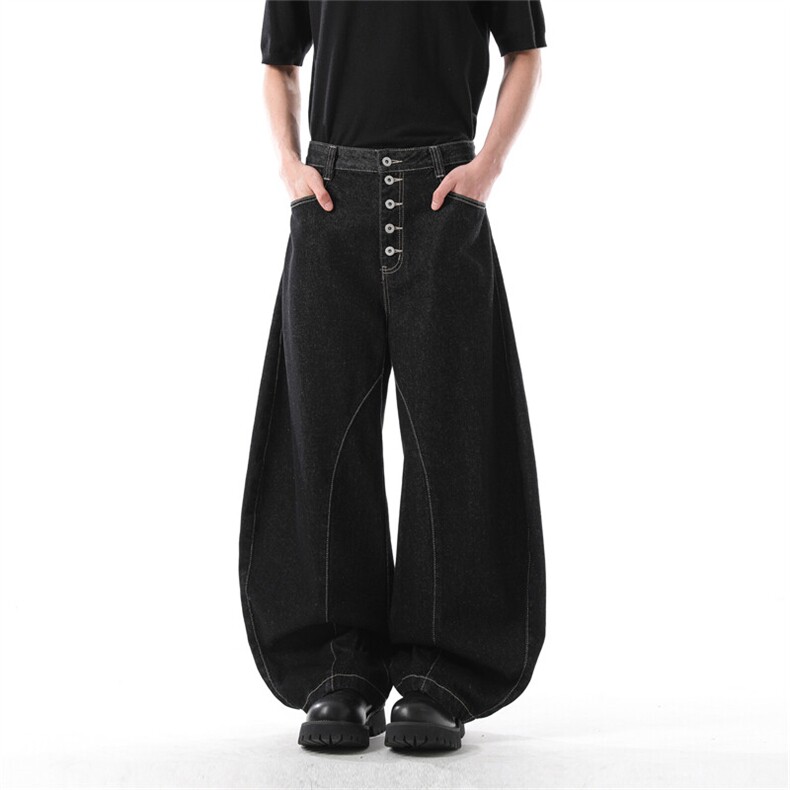 903-AK046-特P55【S-3XL】原牛弯刀牛仔裤,男装牛仔裤,星座903
