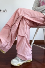 XZ616秋季重磅拉链拼接打褶冲孔防水两穿长裤TY1029特P40控78，男装休闲裤，星座512A（原616）