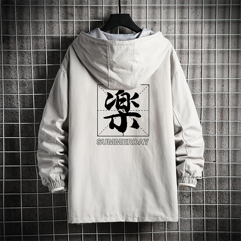 JK41197-P85加棉款-P115纯棉连帽夹克男士大码工装夹克男网格,男装夹克,电商A040A