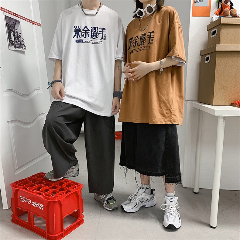 202-7-GT06-P25夏季新款T恤男宽松韩版潮流情侣装短袖圆领半袖,男装T恤,星座1302