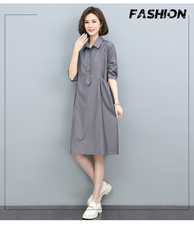 连衣裙女夏季薄款2022年新款休闲时尚连衣裙，女装连衣裙，玛其路