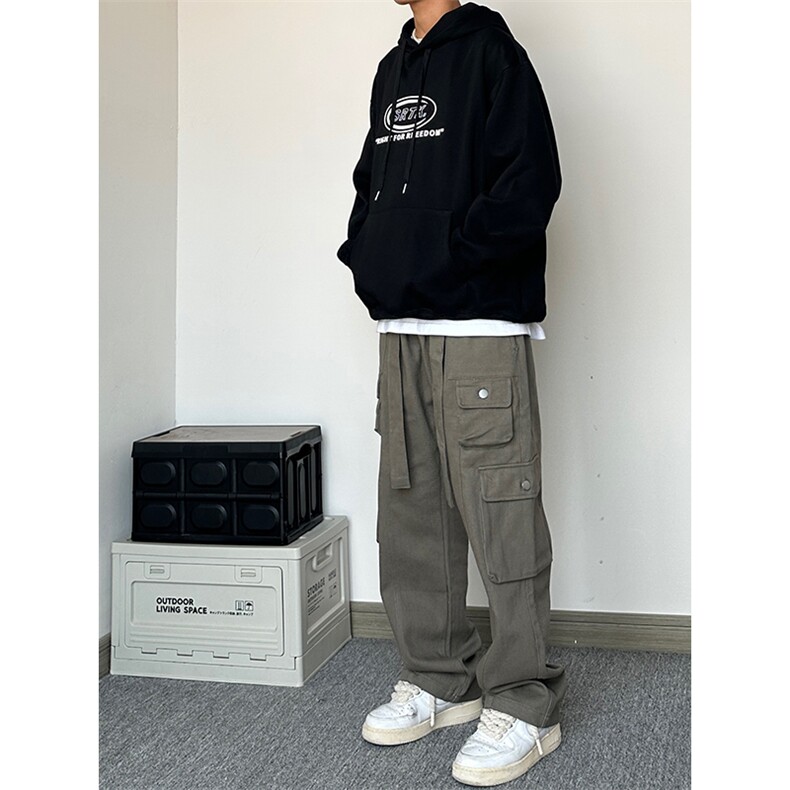 港风抖音品质休闲裤工装裤直筒裤长裤A014-DY2165-P65控88,男装工装外套,电商A014
