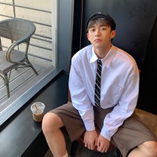 【2025春夏】假领带假两件长袖衬衫打底内搭外套男防晒衣女送领带,男装防晒衣,星座112A