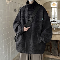 INCLEA美式复古工装外套男春秋新款潮牌压花设计宽松大码夹克，男装工装外套，星座226-2